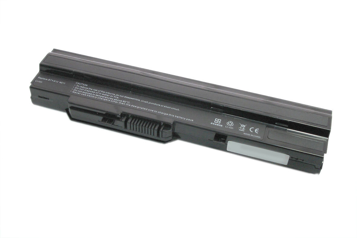 Аккумулятор OEM (совместимый с BTY-S11, BTY-S12) для ноутбука MSI Wind U90 11.1V 4400mah черный