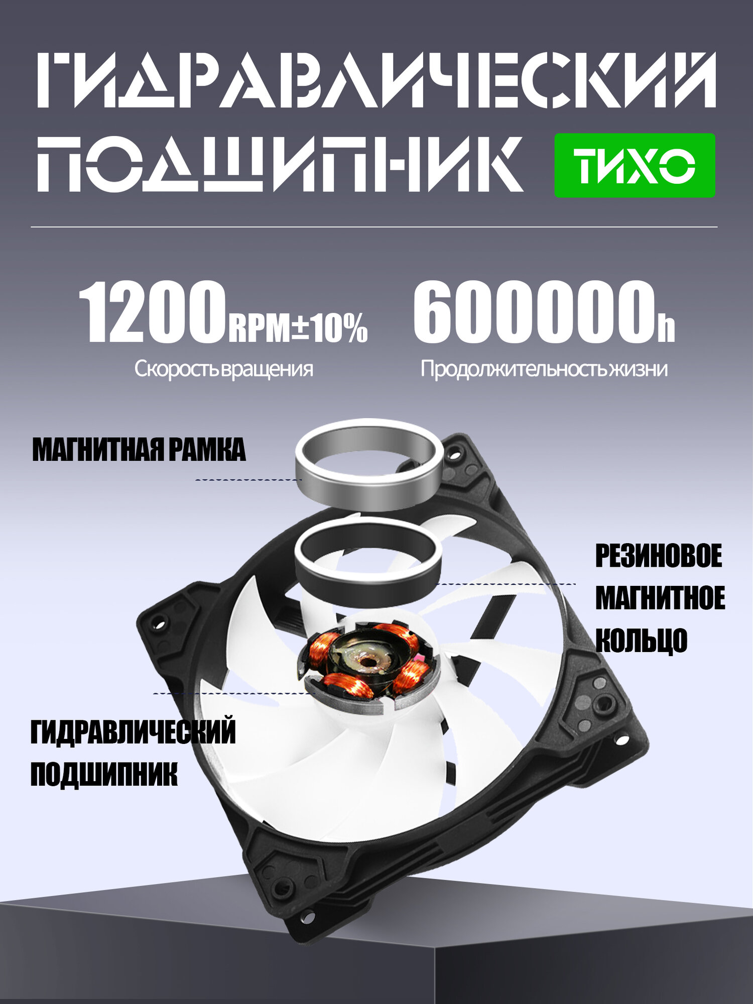 Вентилятор для корпуса 120 мм *3 шт RGB, Вентиляторы для ПК с fRGB подсветкой — фото 1