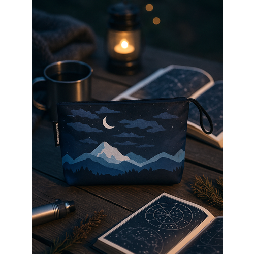 Косметичка НЕСТАНДАРТИКА, 5х17х24 см, , синий