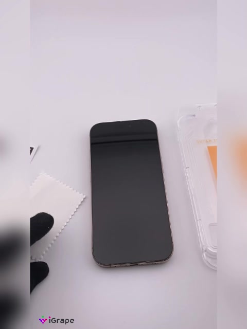 Стекло с боксом 3 шт iPhone 15 Pro Max (Прозрачное) / стекло на айфон 15 про макс — фото 1