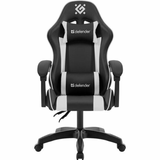 Картинки Игровое кресло Defender Legas Черн/бел, класс 2, PU (64806)