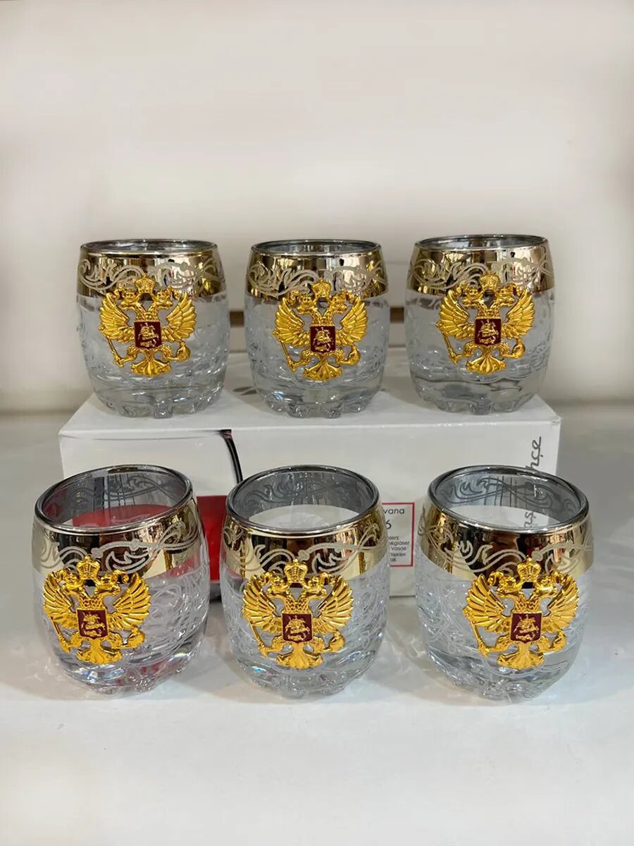 Подарочный набор рюмки герб