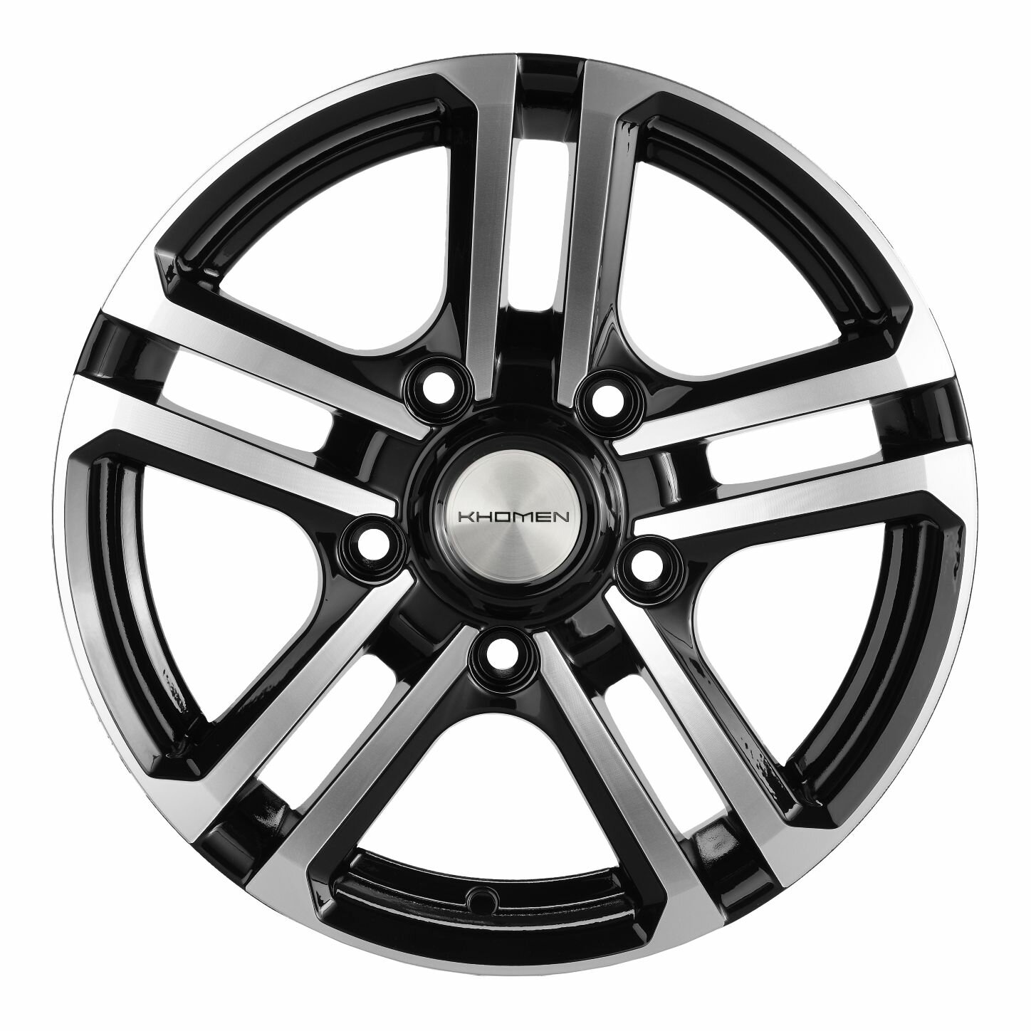 Колесный диск Khomen Wheels KHW1602 16x6.5" PCD5x139.7 ET35 D98.5 BLACK-FP