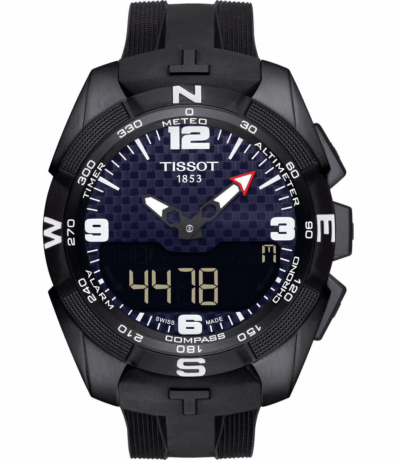Наручные часы TISSOT, черный/черный
