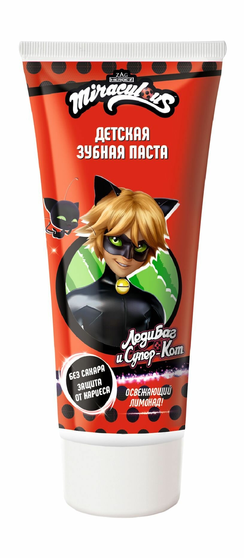 MIRACULOUS Зубная паста детская "Супер Кот", 60 г