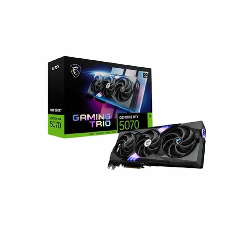 Видеокарта MSI RTX5070 GAMING TRIO OC 12GB GDDR7 192bit 3xDP HDMI 3FAN RTL 75167₽