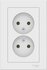 Розетка Schneider Electric AtlasDesign SE ATN000120, белая, скрыт...