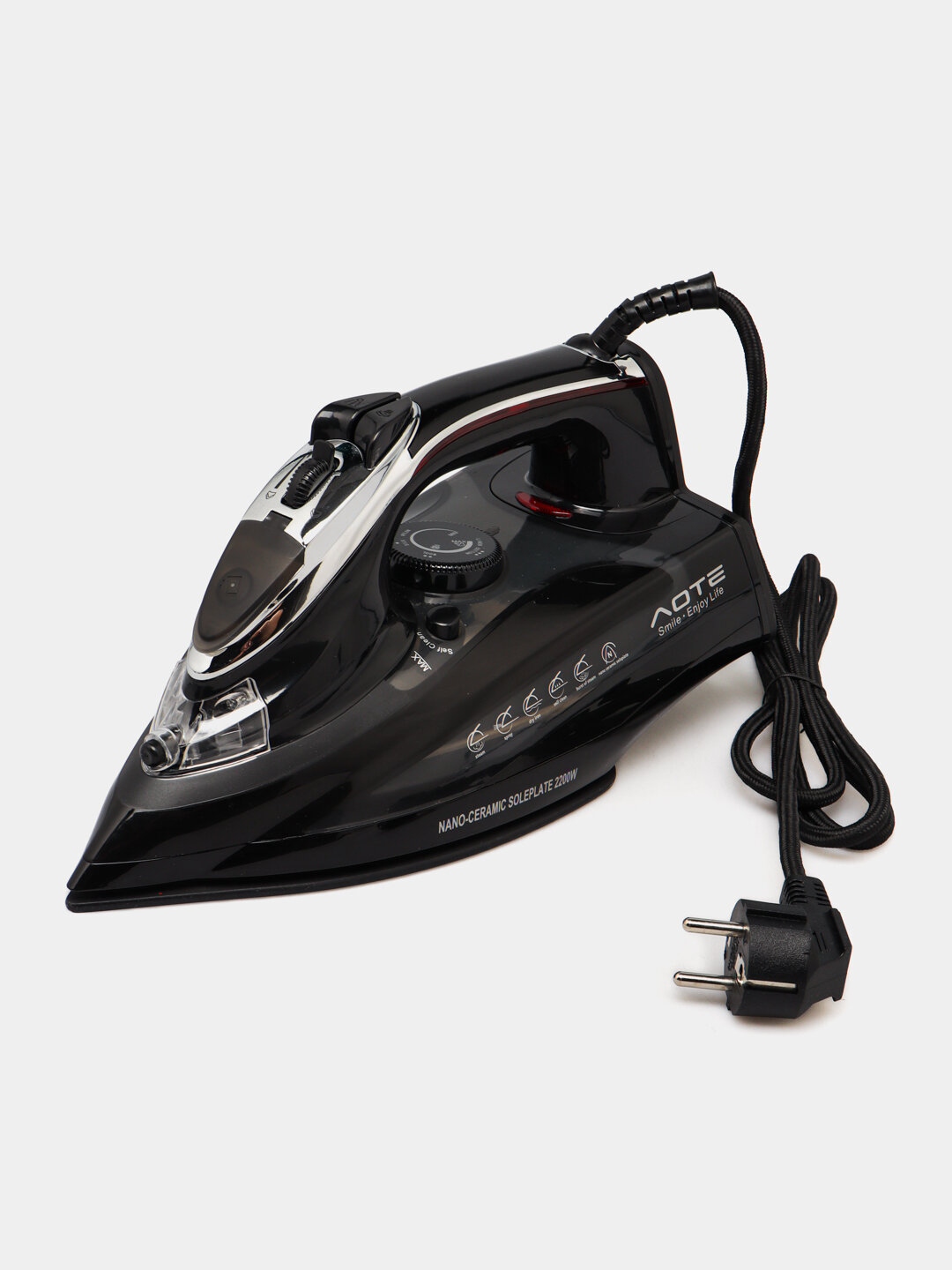 Утюг Aote, покрытие керамика, мощность 2200 Вт, вертикальное отпаривание — фото 1