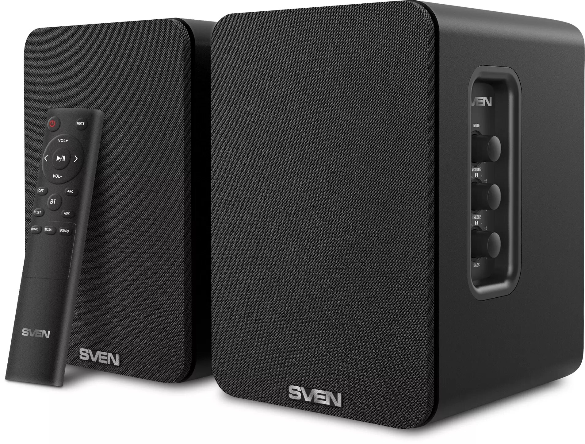 Акустика SVEN SPS-830, полочная, Bluetooth, 2 полосы, DTS, цвет черный