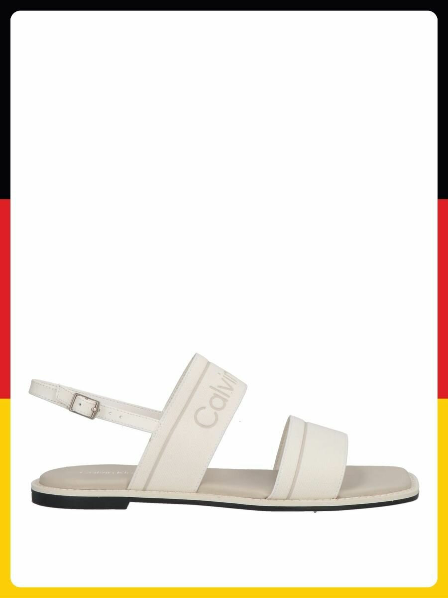Сандалии CALVIN KLEIN, размер 37 EU, бежевый