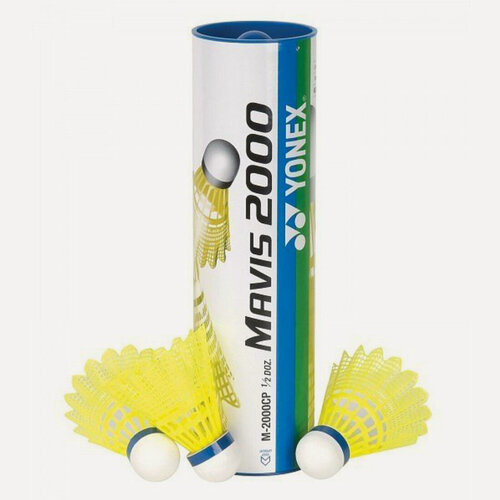 Изображение товара Воланы для бадминтона Yonex Mavis 2000 x6 Yellow, Средняя скорость