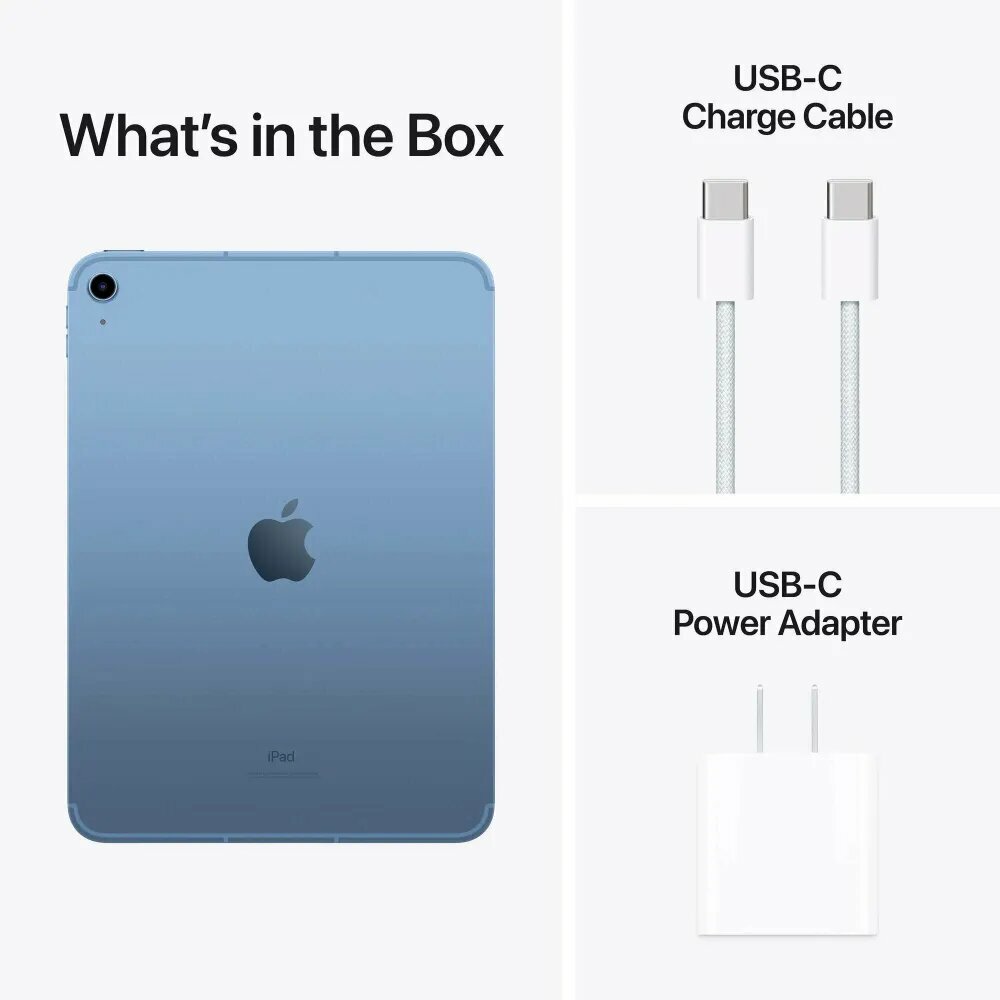 Планшет Apple iPad 11" (11th Gen, 2025) Wi-Fi, 6/128 ГБ Чип A16, Blue / синий — фото 1