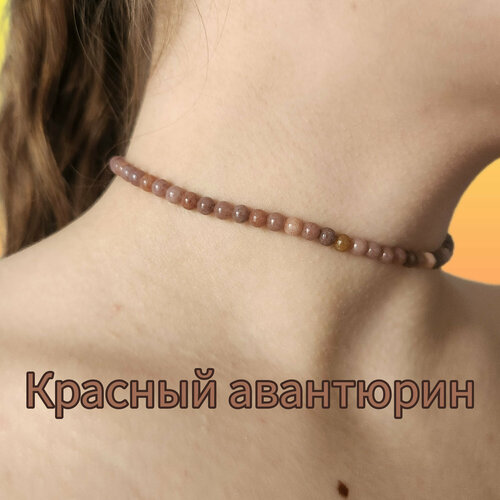 фото Чокер cosha_brand, длина 33 см, горчичный, желтый, красный, коралловый, оранжевый, лиловый, зеленый, бордовый, коричневый, бежевый, розовый