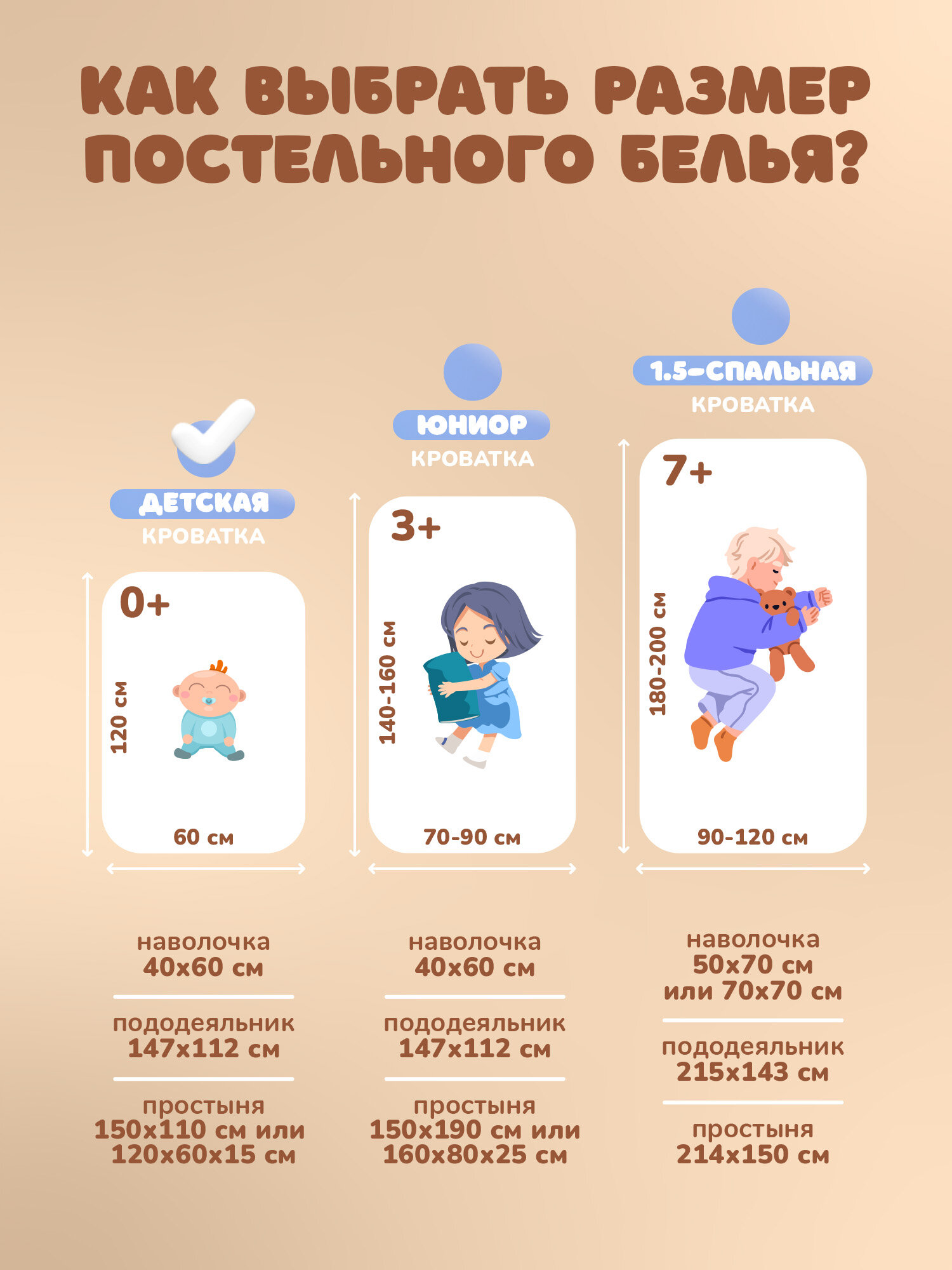 Juno, Детское постельное белье, Поплин, Хлопок, 1 нав. 40х60, Совы совушки совята — фото 1