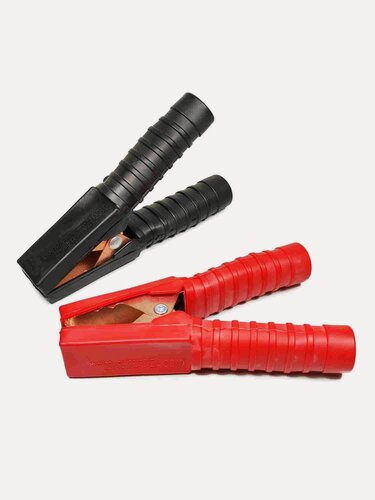 Изображение товара Зажимы-крокодилы для пусковых проводов, L=130мм 300 А, (омедненные в изоляции) , (к-т 2 шт) belais #21667