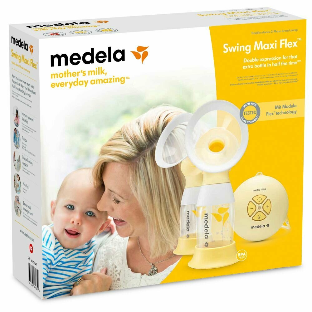 Medela Молокоотсос двойной электрический Swing Maxi Flex (Медела Свинг Макси Флекс) JHWY