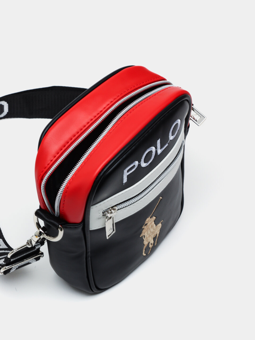 Сумка , фактура гладкая, черный — фото 1