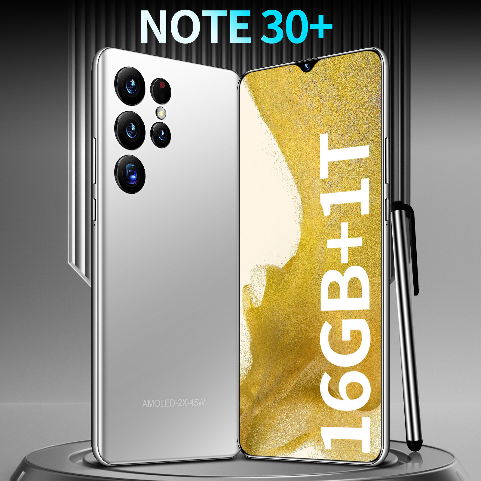 Смартфон Note30, 6.8", 12ГБ, 512ГБ