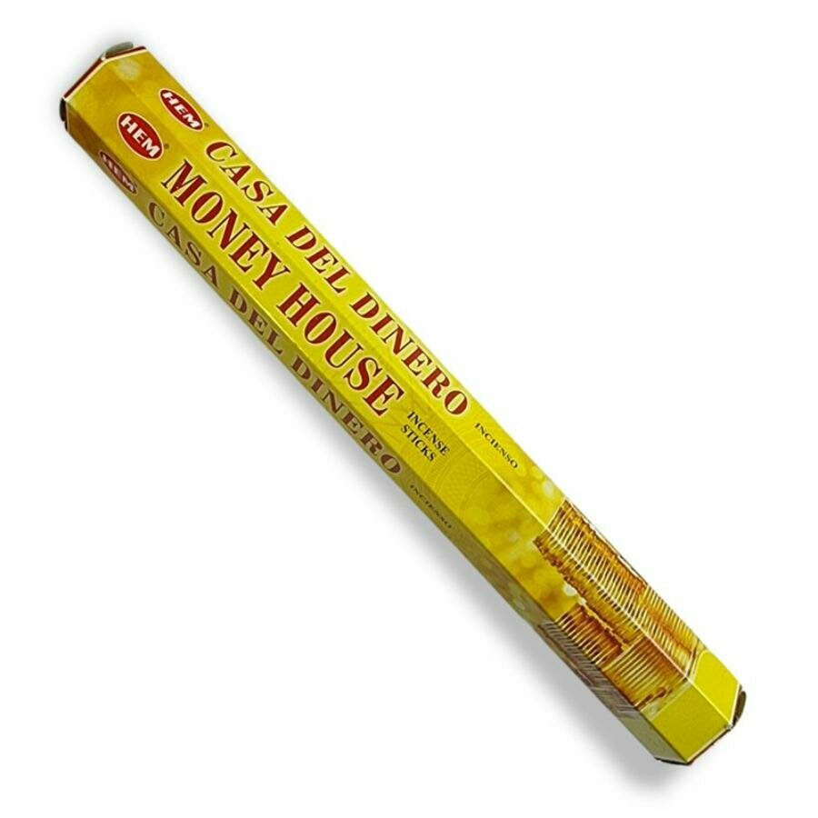 Hem Incense Sticks MONEY HOUSE (Благовония, привлекающие деньги денежный ДОМ, Хем), уп. 20 палочек.