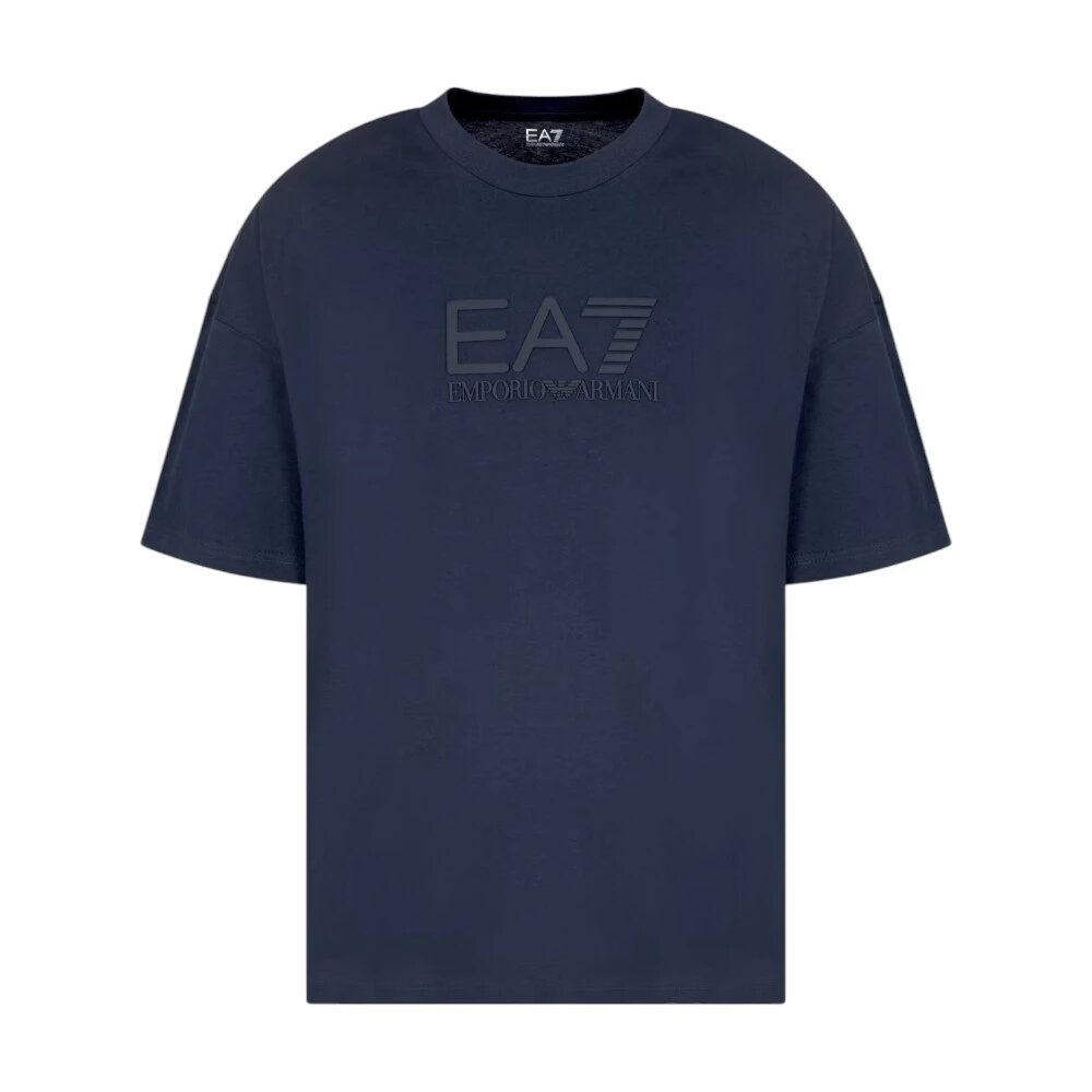 Футболка EA7 EMPORIO ARMANI, размер 2XL, синий — фото 1