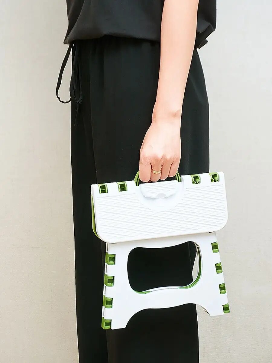 Табурет складной пластиковый детский для рыбалки — фото 1