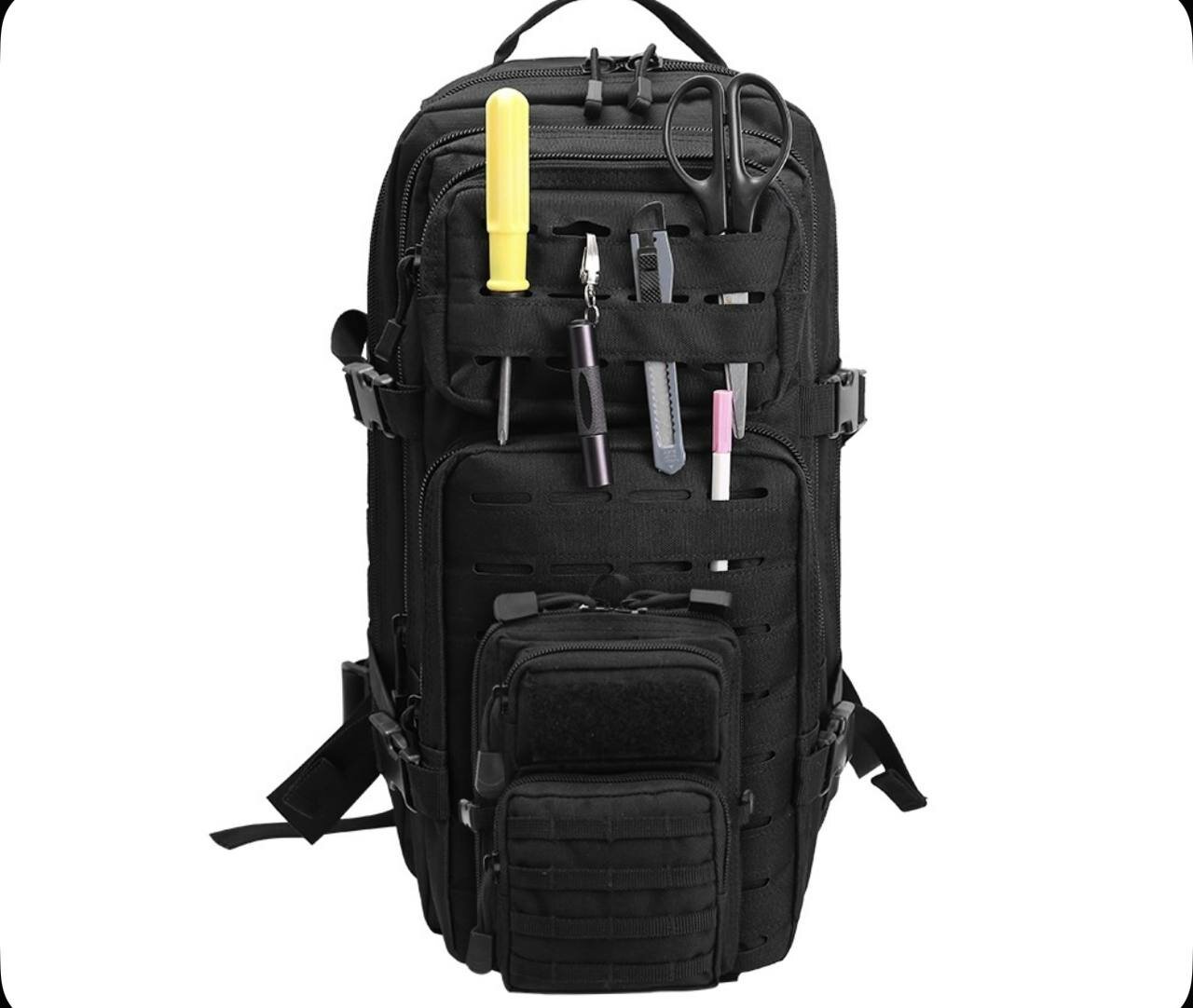 Рюкзак мужской 30л черный — фото 1