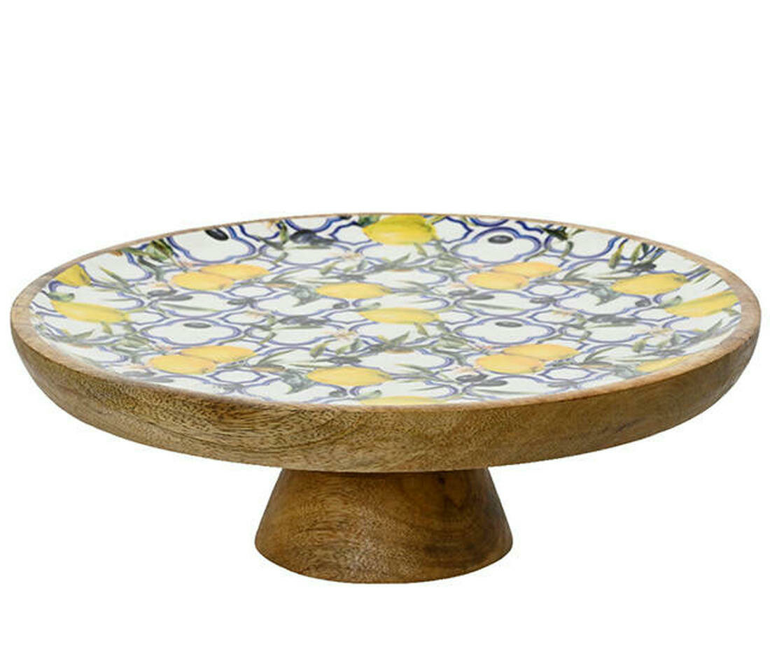 Подставка для торта, древесина манго, 28х9 см, Kaemingk — фото 1