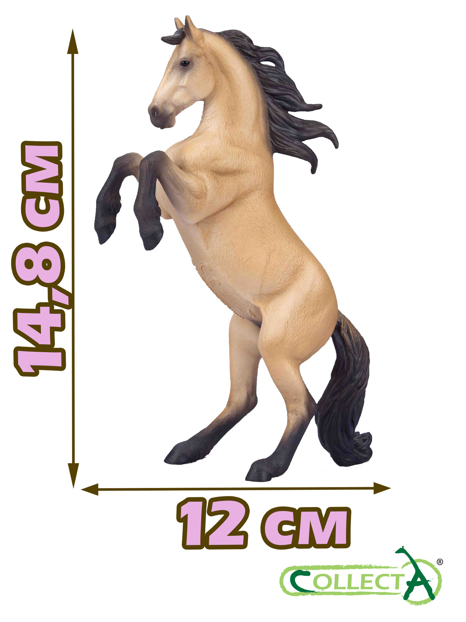 Фигурка животного Collecta Лошадь кобыла скаковая Варландер буланая, 80013b — фото 1