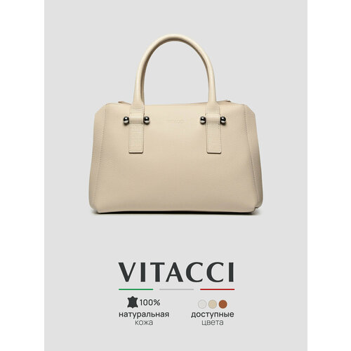 фото Сумка vitacci, бежевый