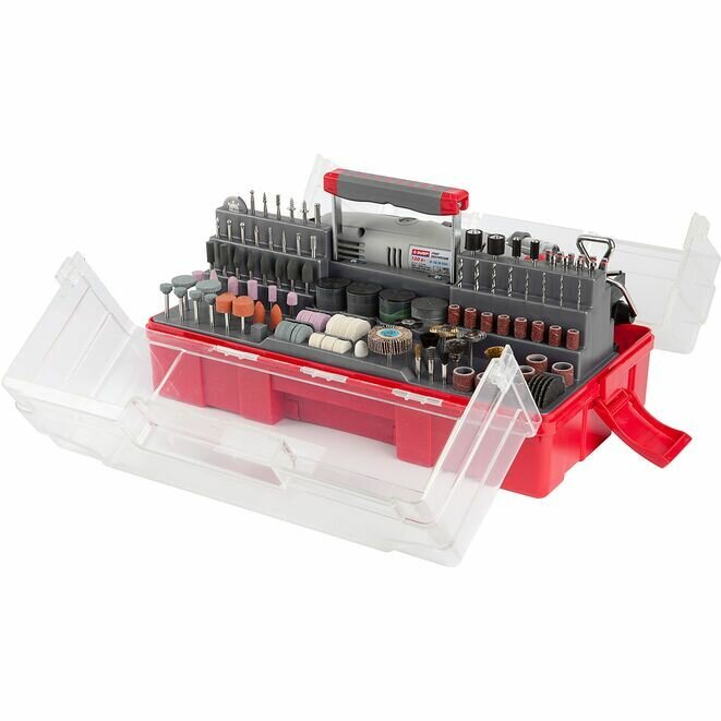 ЗУБР гравер 242 предмета ЗГ-130ЭК H242