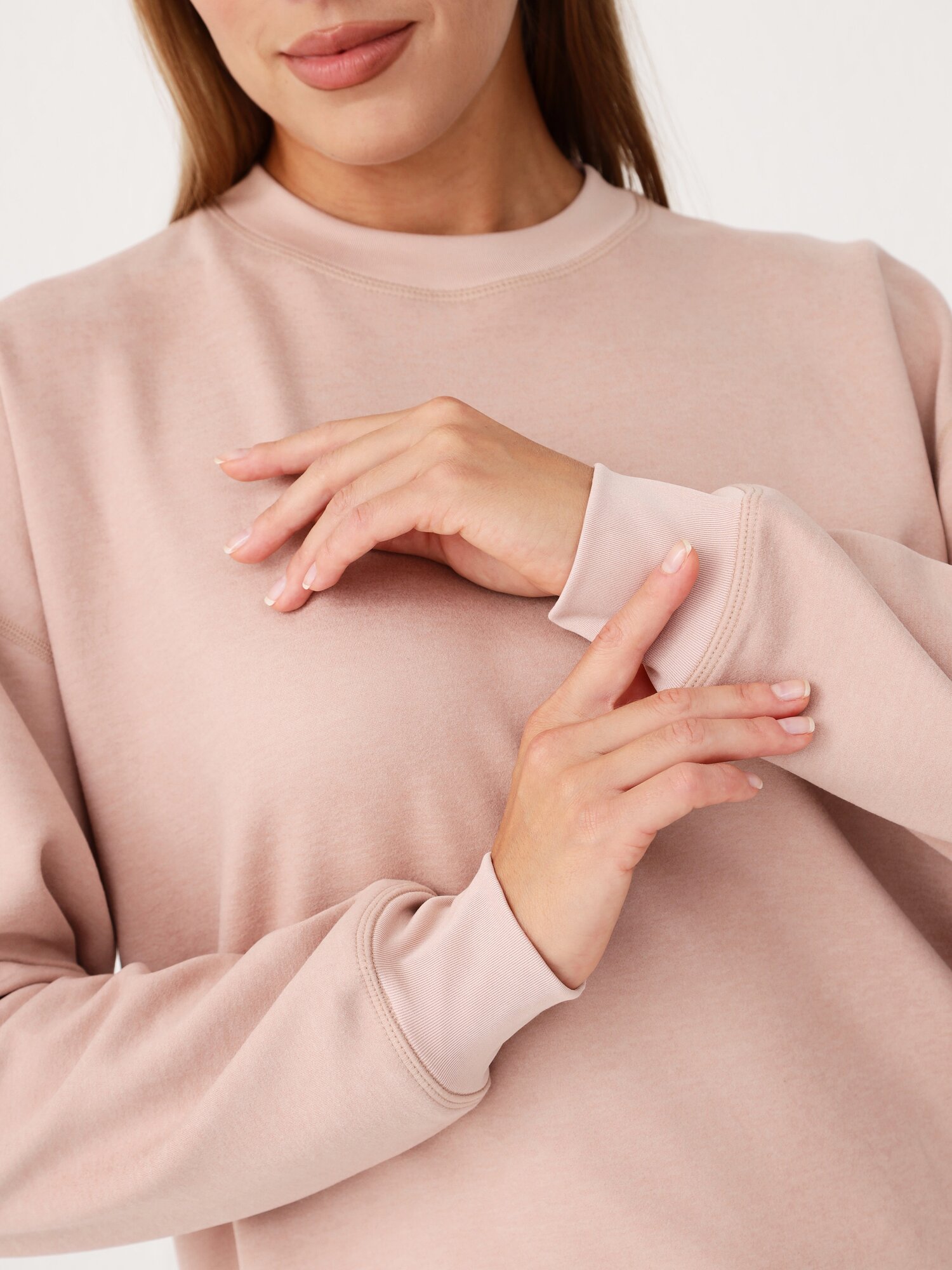 Термоджемпер MIOPREMIO Осень-зима 2024, размер S, бежевый — фото 1