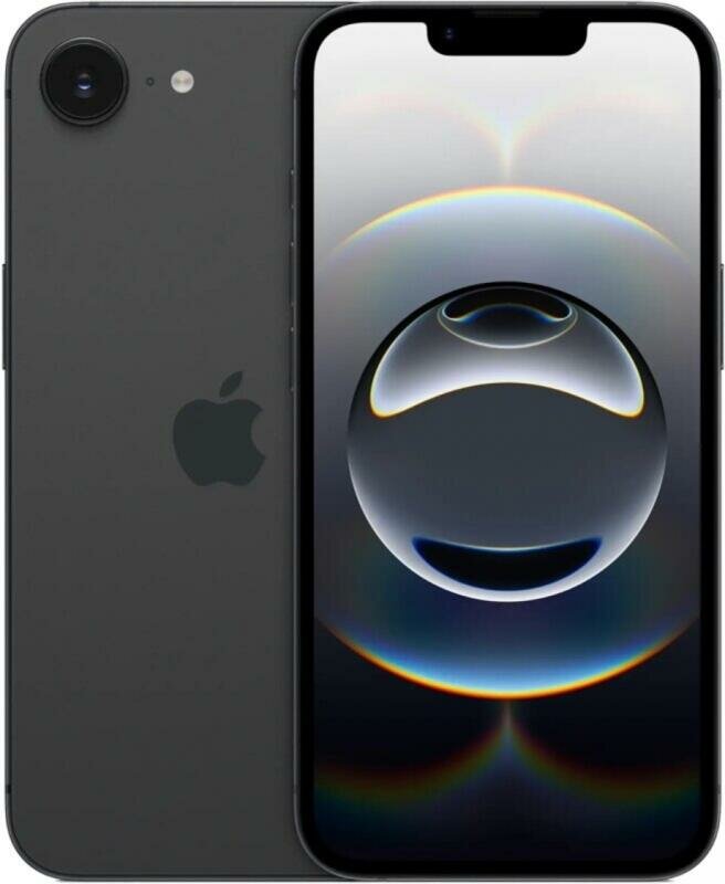 Смартфон Apple iPhone 16E, 128Gb, Dual eSIM, Black (Черный)