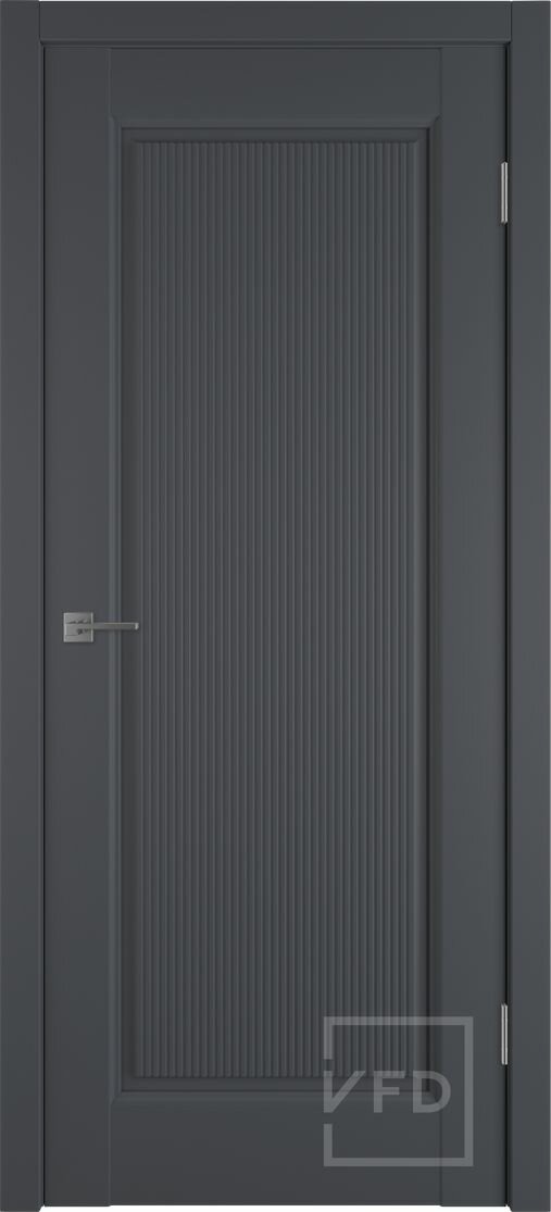 Дверь межкомнатная Элегант 1VR 800*2000мм Emalex Onyx глухая