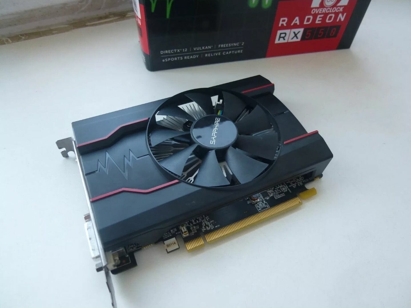 Игровая видеокарта RX 550 2gb