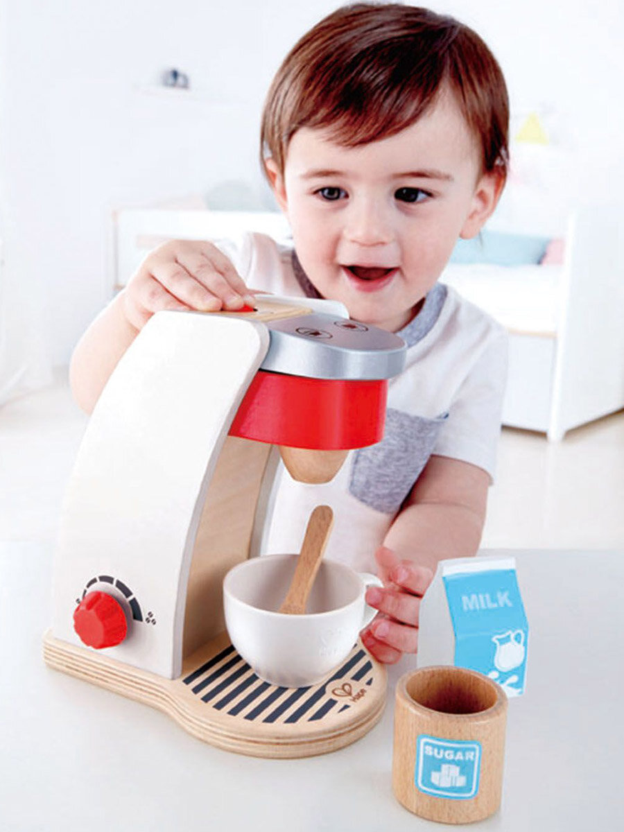 Игрушечная детская кофемашина Hape "Моя кофемашина", E3146_HP