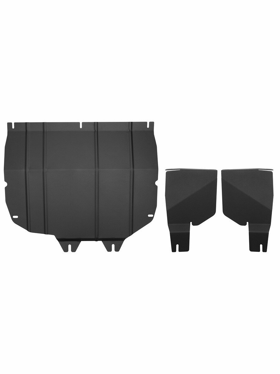 Защита картера+Защита коробки передач и крепёж для CHERY TIGGO 7 PRO MAX (22-) 15/16 бен. FWD/4WD 8 PRO (21-) 16 бен 7 PRO (20-) 15 бен. AT FWD / Черри Тигго 8 Про