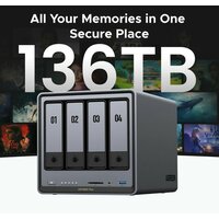 Ugreen NASync DXP4800 Plus 16G Сетевое, Облачное Хранилище