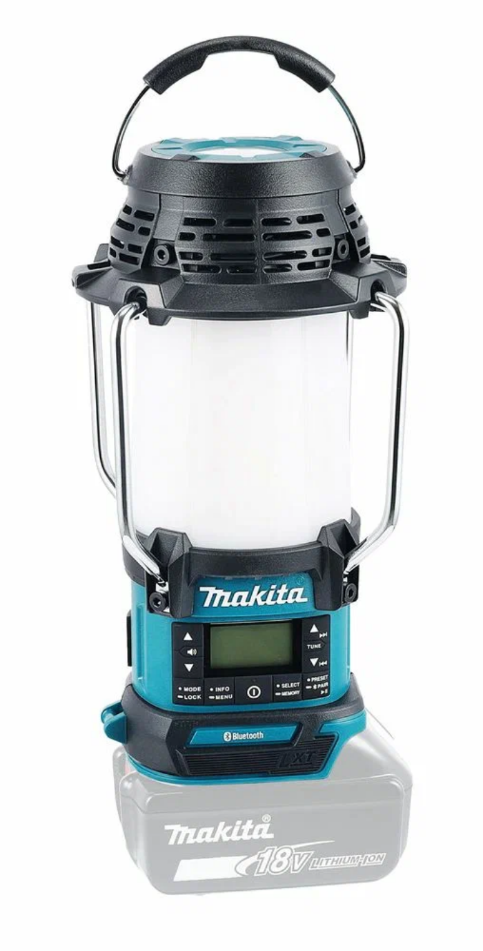 Аккумуляторное радио со встроенной лампой и фонариком Makita DMR056