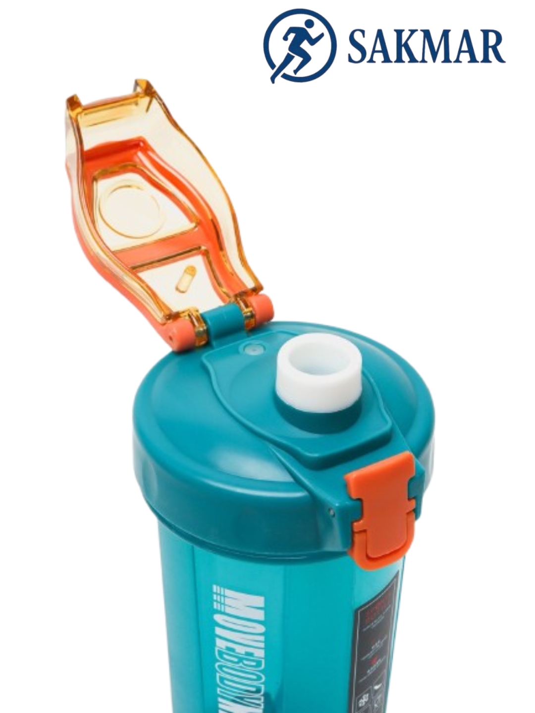 Спортивная бутылка Sheyker K-86, для воды, бамбуковая, зеленая, 550мл — фото 1