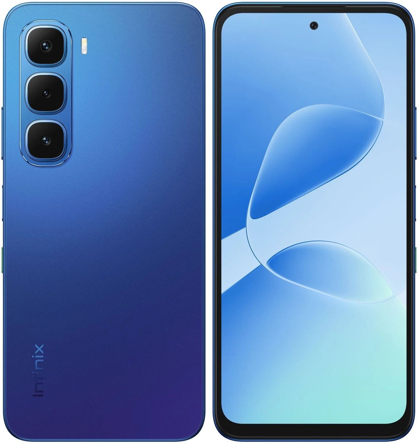 Смартфон Infinix HOT 60i, 4/128ГБ экран IPS 6.7", камера 50Мп, Синий — фото 1