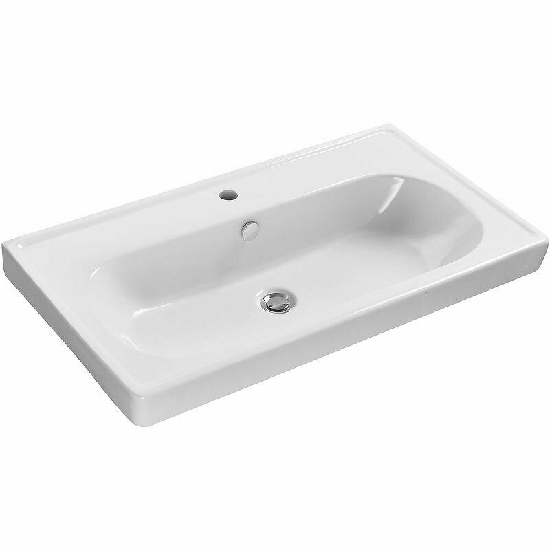 Раковина Aquaton Santek Нео Классика 85 1WH501782 Белая  современный стиль