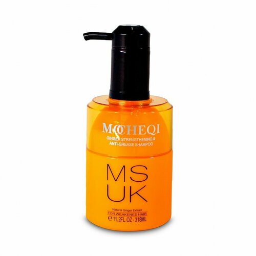 Mocheqi Musk шампунь Ginger Strengthening & Anti-grease Shampoo для поврежденных волос, 518 мл