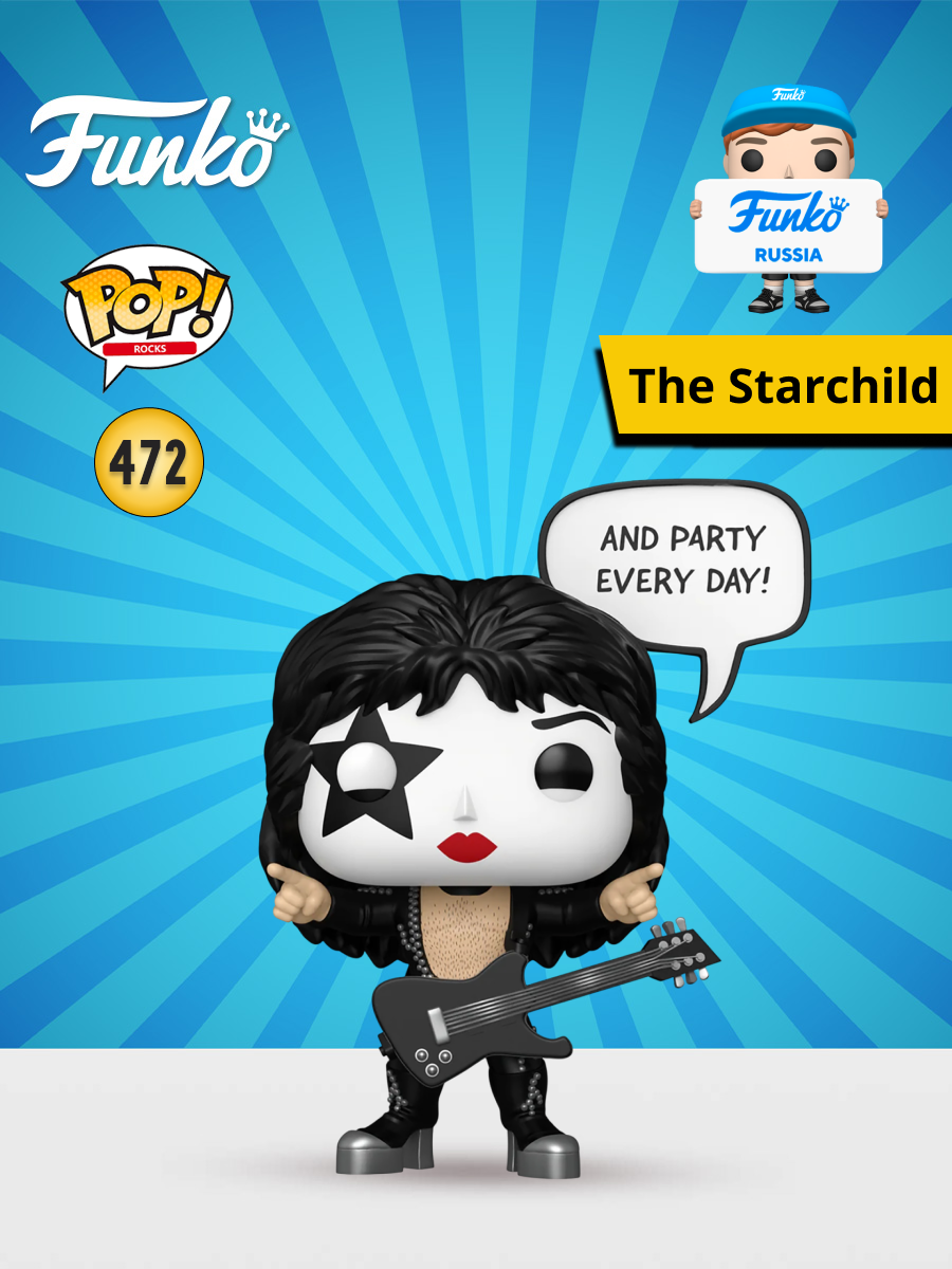 Фигурка Funko POP! Rocks KISS The Starchild (R&R All Night) (472) 84126