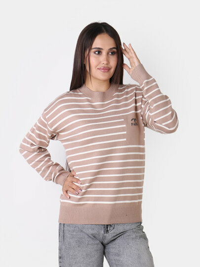 Свитер размер One Size, , бежевый — фото 1