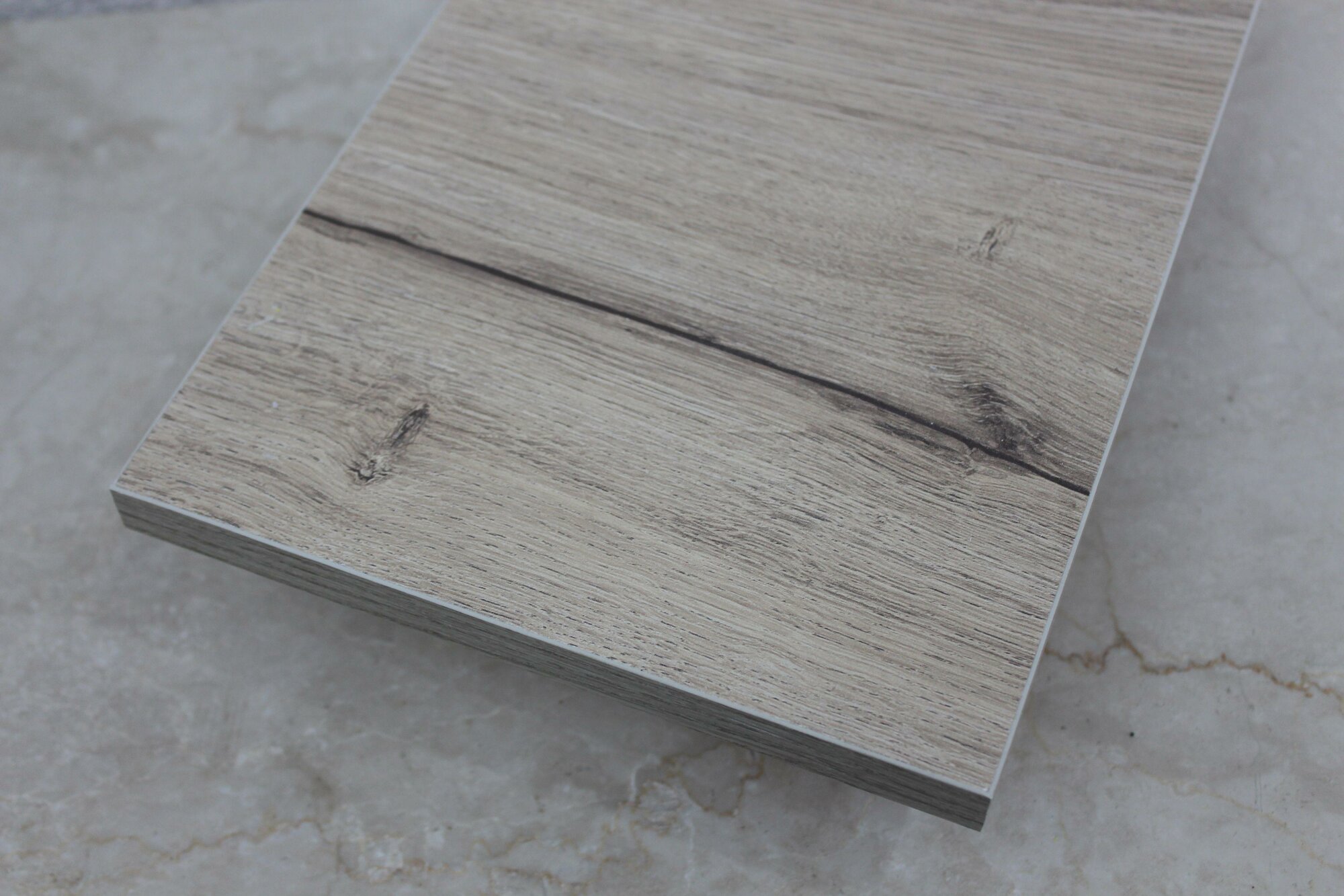 Полка мебельная 380 х 380 x 16 мм с кромкой 1 мм цвет Дуб Эльзас