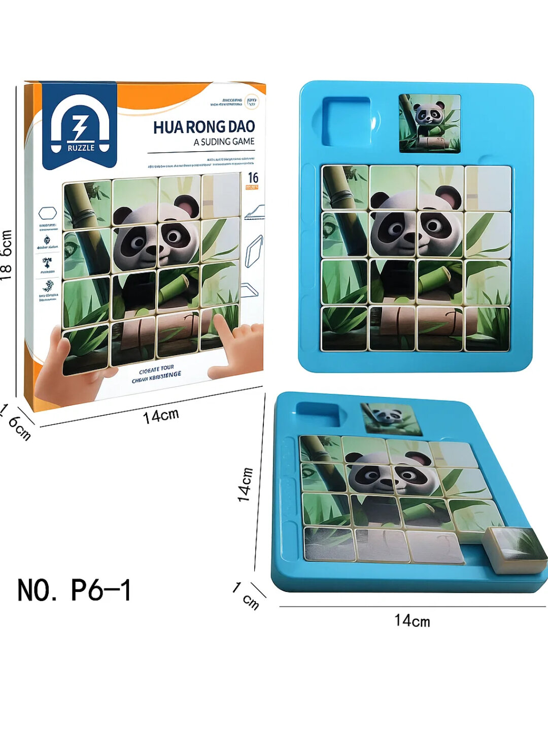 Пазл Панда для детей, развивающая и веселая игра, обучение и логика