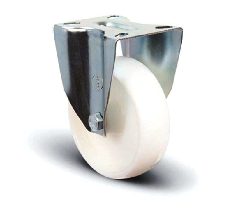 Колесо неповоротное EMES EM02-ZKZ-80 (г/п 120кг Ф 80мм) крепление платформа