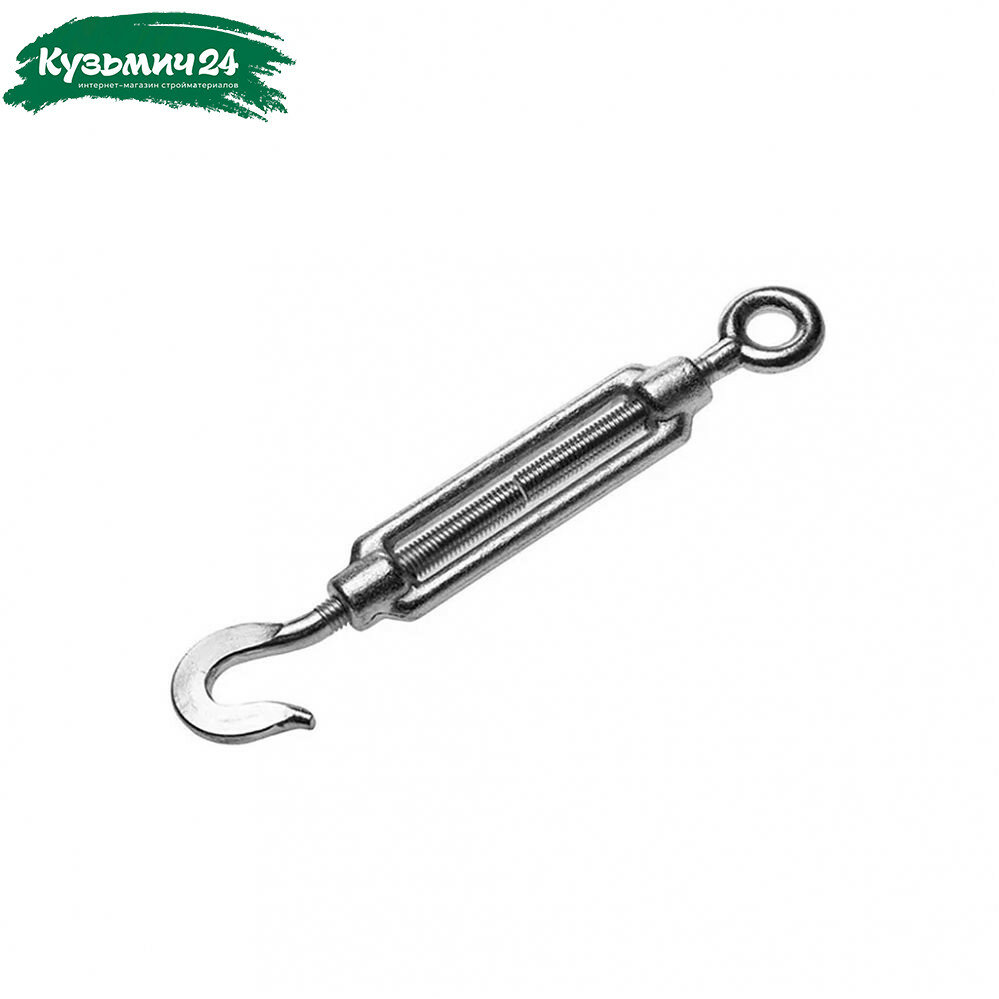 Талреп крюк-кольцо DIN1480 М14 для тросов стальных канатов оцинкованная сталь