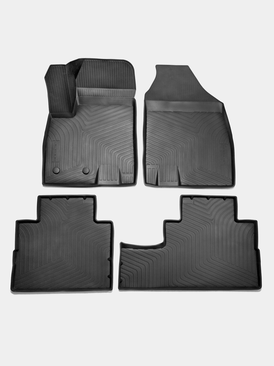 Коврики салона Poliplast Jetour Х70 Plus -I, для салона, с бортиками