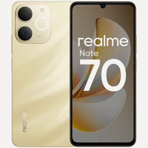 Изображение товара Смартфон Realme Note 70 6/128GB Золотой
